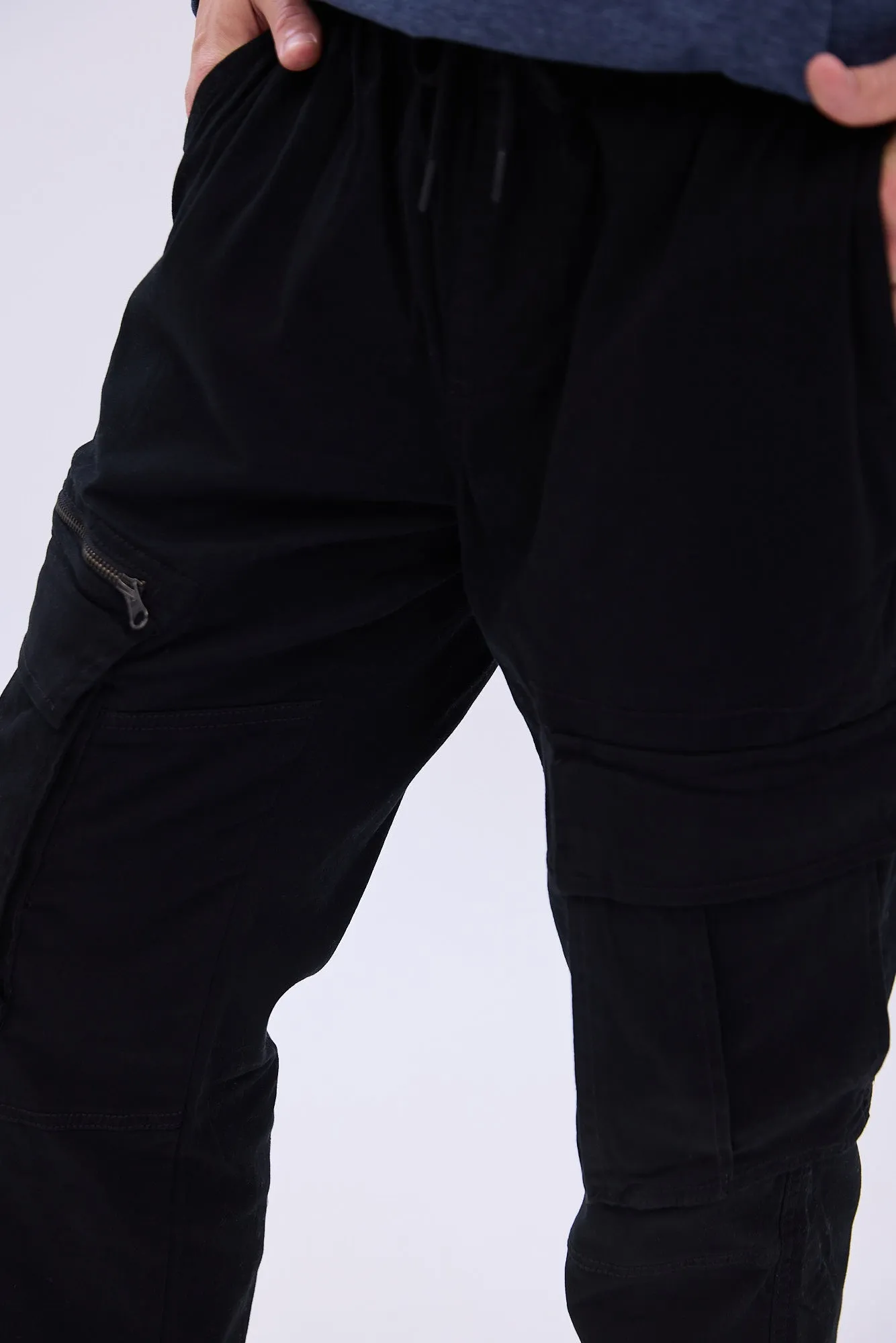 Relaxed Zip Cargo Twill Pants sold by Bluenotes product image thumbnail 3
