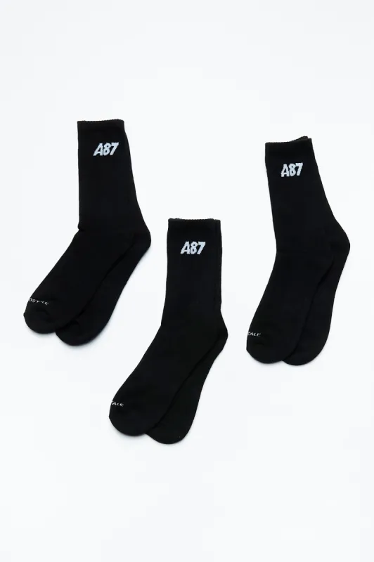 AERO A87 Athletic Crew Socks 3-Pack sold by Bluenotes