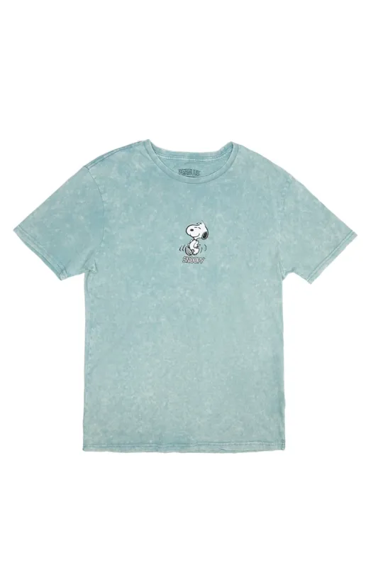 Snoopy Graphic Acid Wash Tee sold by Bluenotes