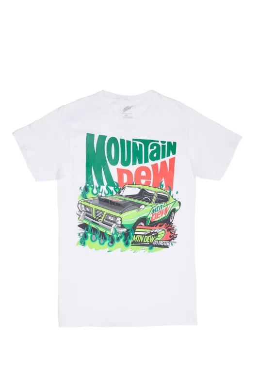 Mountain Dew Racing Graphic Boyfriend Tee sold by Bluenotes