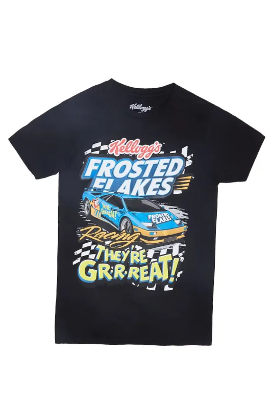 Kellogg's Frosted Flakes Racing Graphic Boyfriend Tee sold by Bluenotes