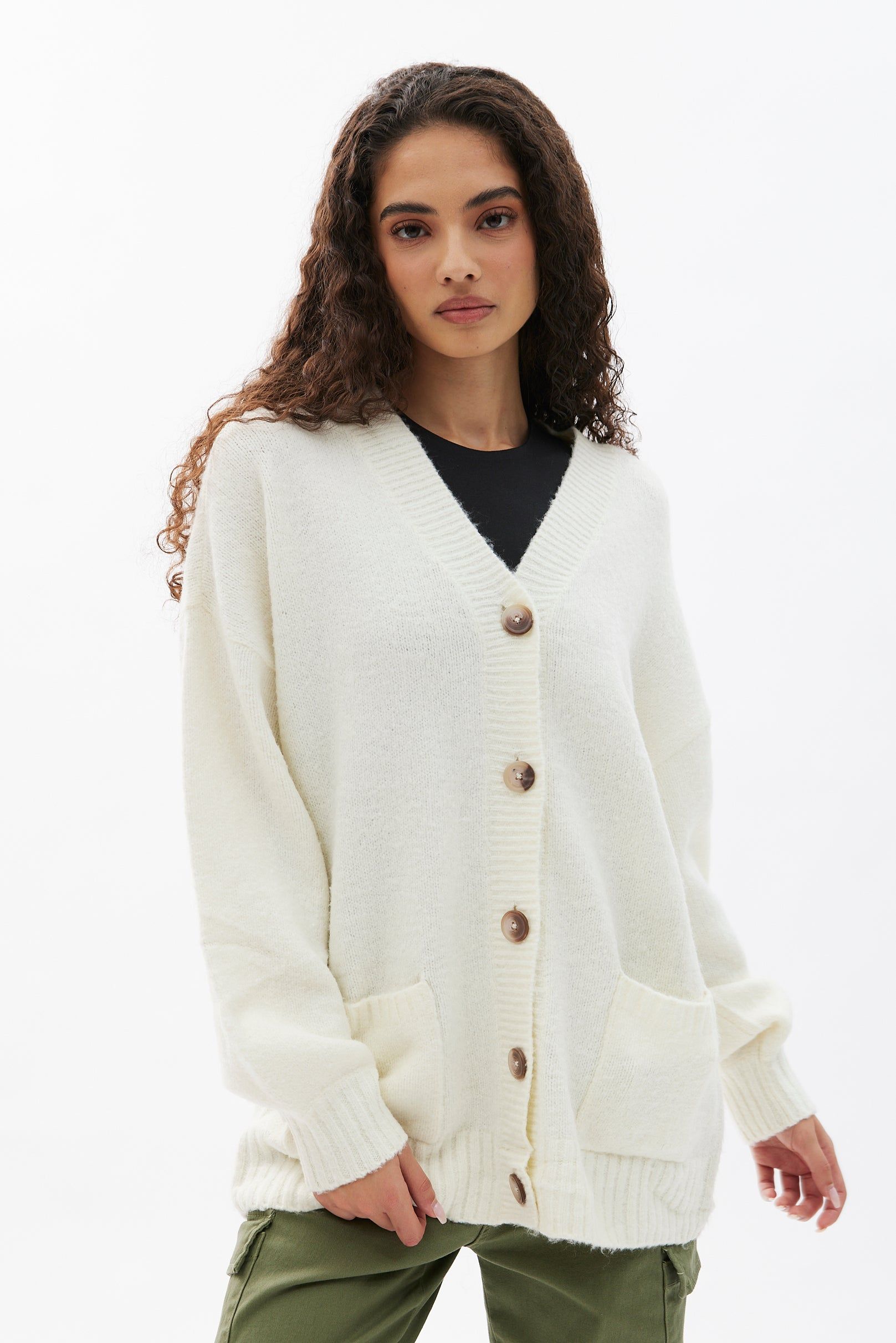 Oversized Button-Up Cardigan sold by Bluenotes product image thumbnail 5