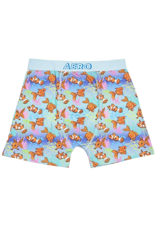 AERO Fish Aquarium Printed Boxer Briefs sold by Bluenotes