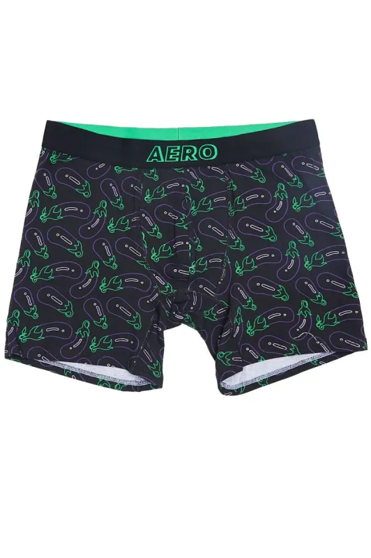 AERO Neon Eggplants Printed Boxer Briefs sold by Bluenotes
