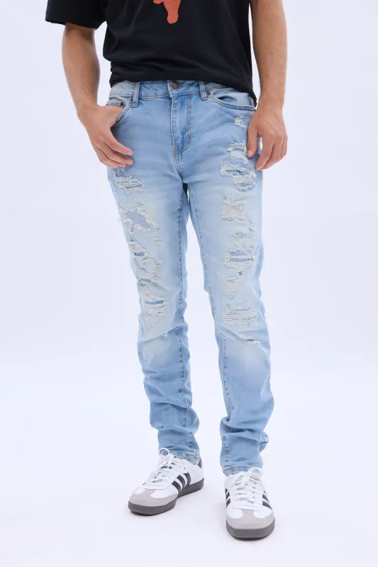 Chase Skinny Rip & Repair Jean sold by Bluenotes