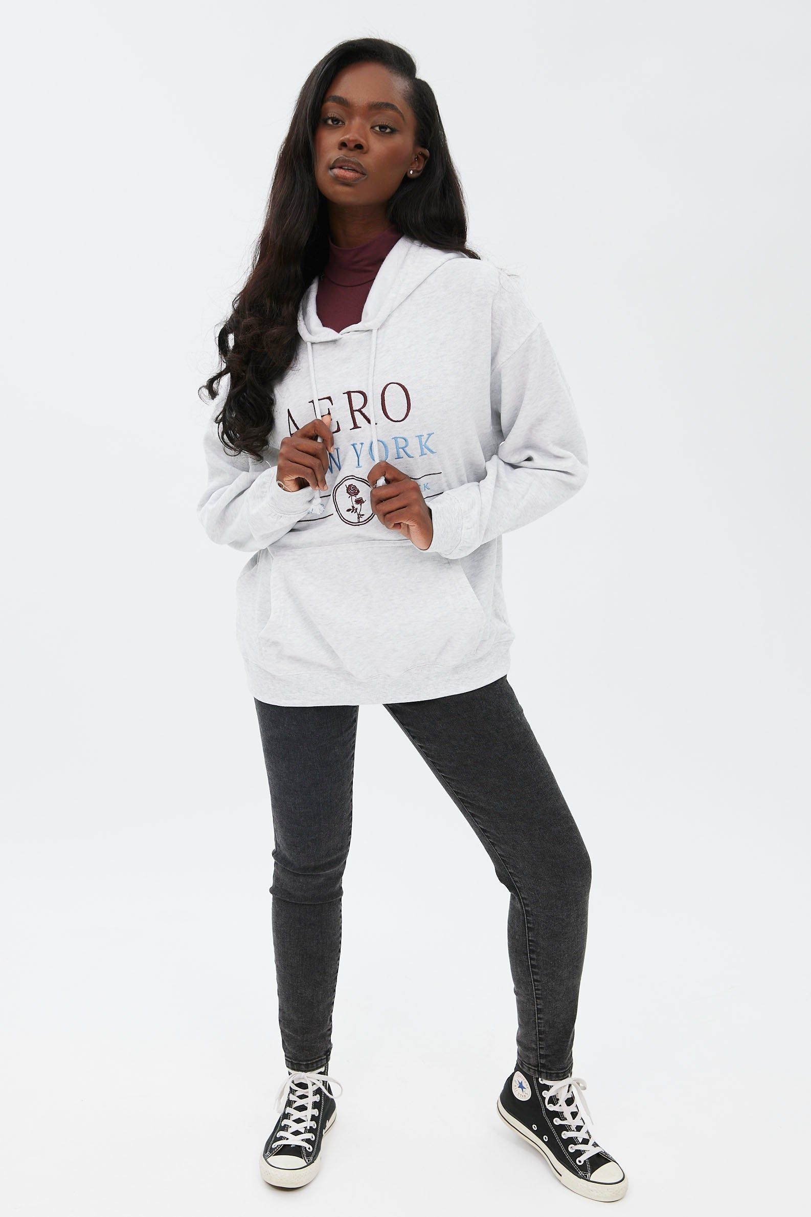 AERO NYC Graphic Boyfriend Pullover Hoodie sold by Bluenotes product image thumbnail 4