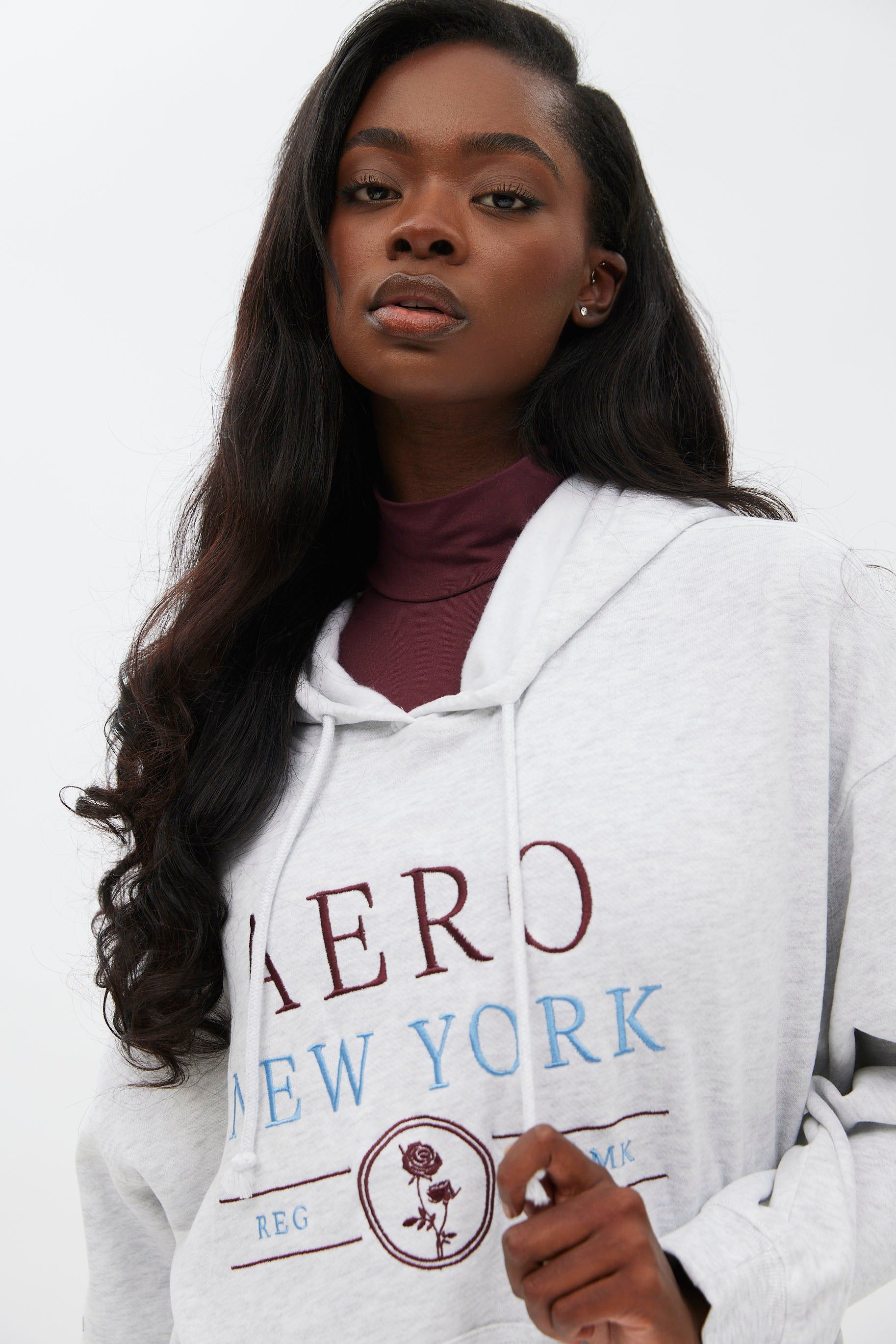 AERO NYC Graphic Boyfriend Pullover Hoodie sold by Bluenotes product image thumbnail 3