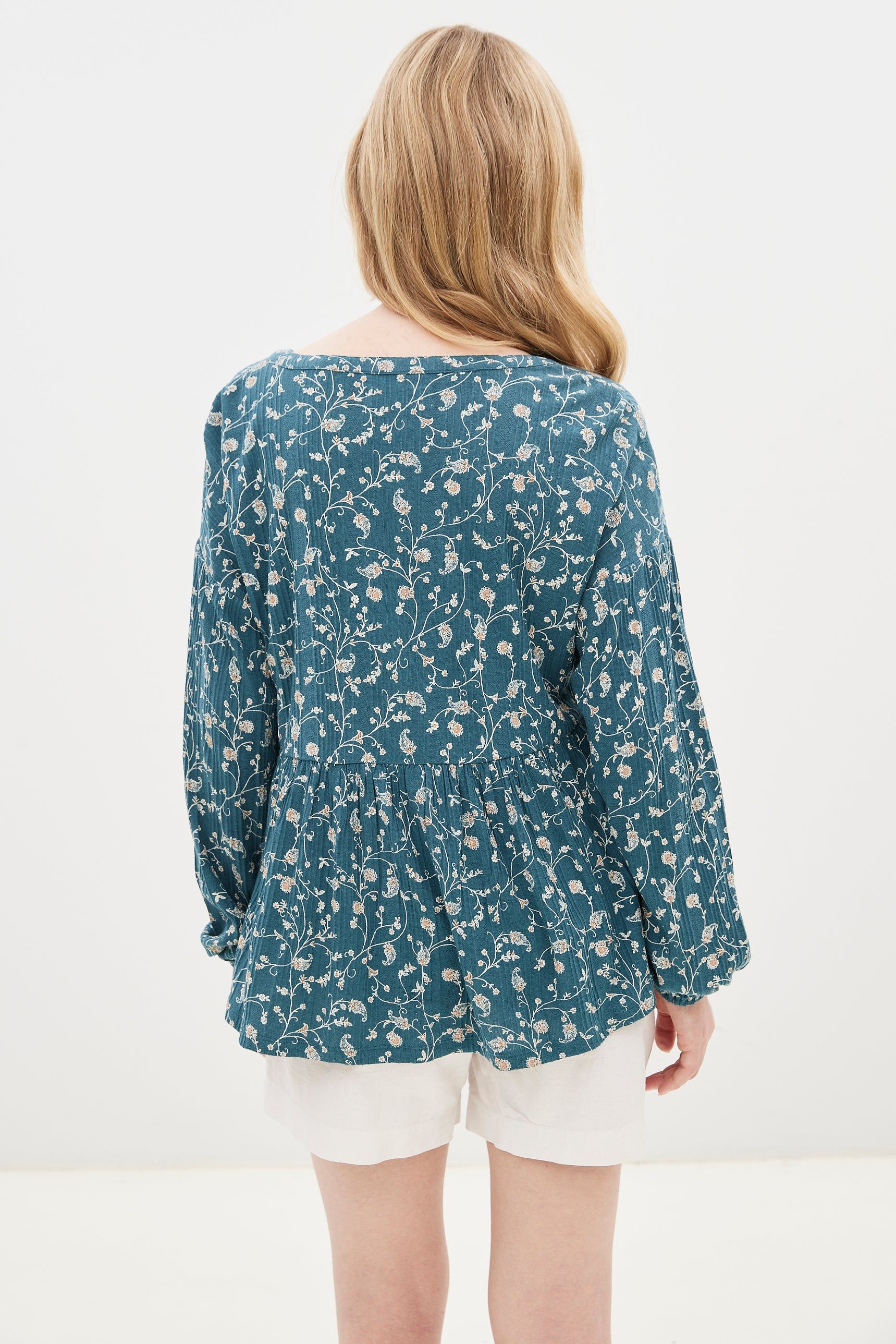 Printed Drop Shoulder Maya Top sold by Bluenotes product image thumbnail 5