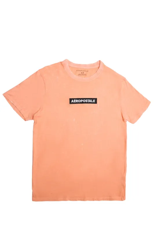 Aéropostale Embroidered Graphic Acid Wash Tee sold by Bluenotes