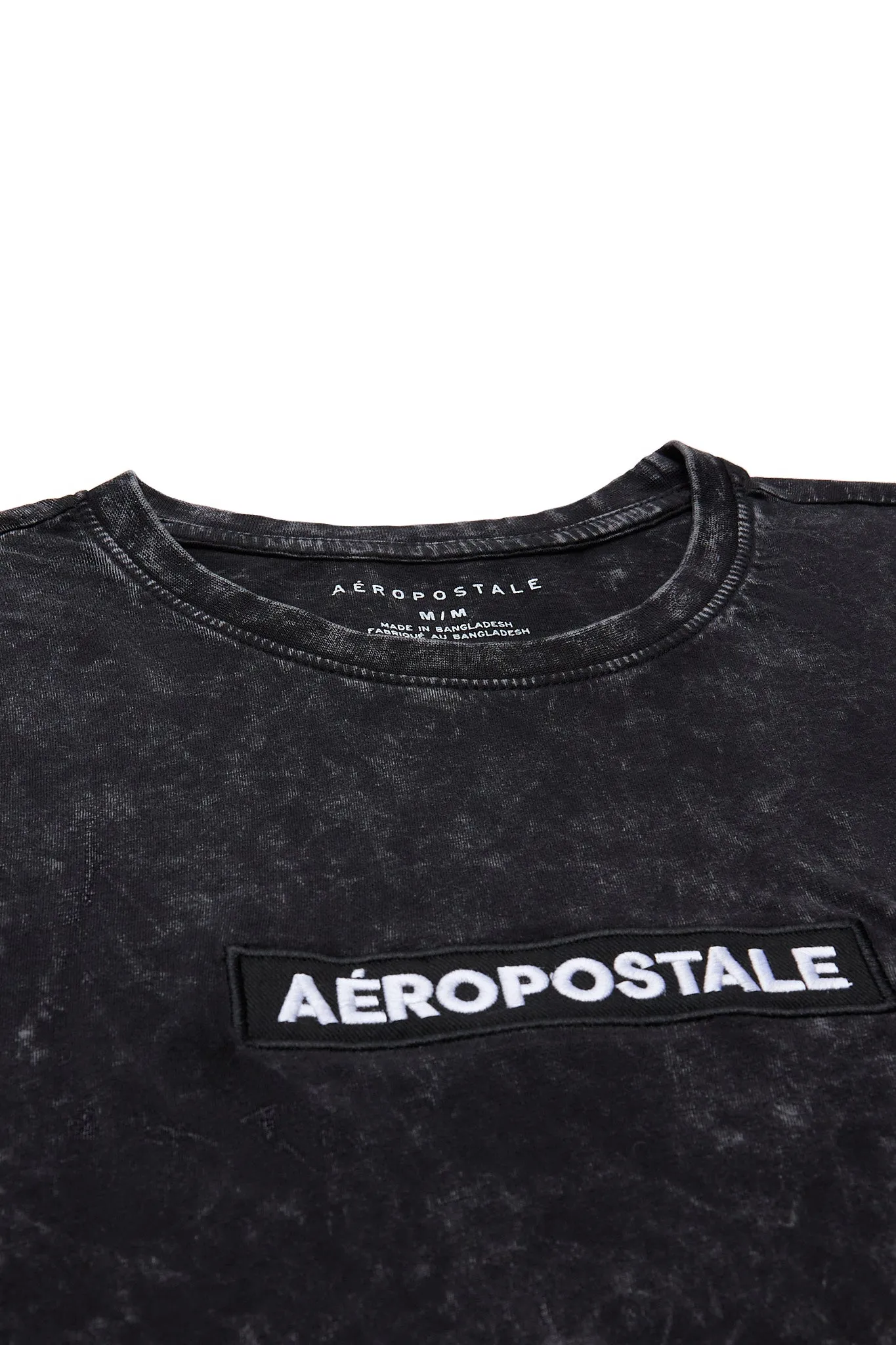 Aéropostale Embroidered Graphic Acid Wash Tee sold by Bluenotes product image thumbnail 3