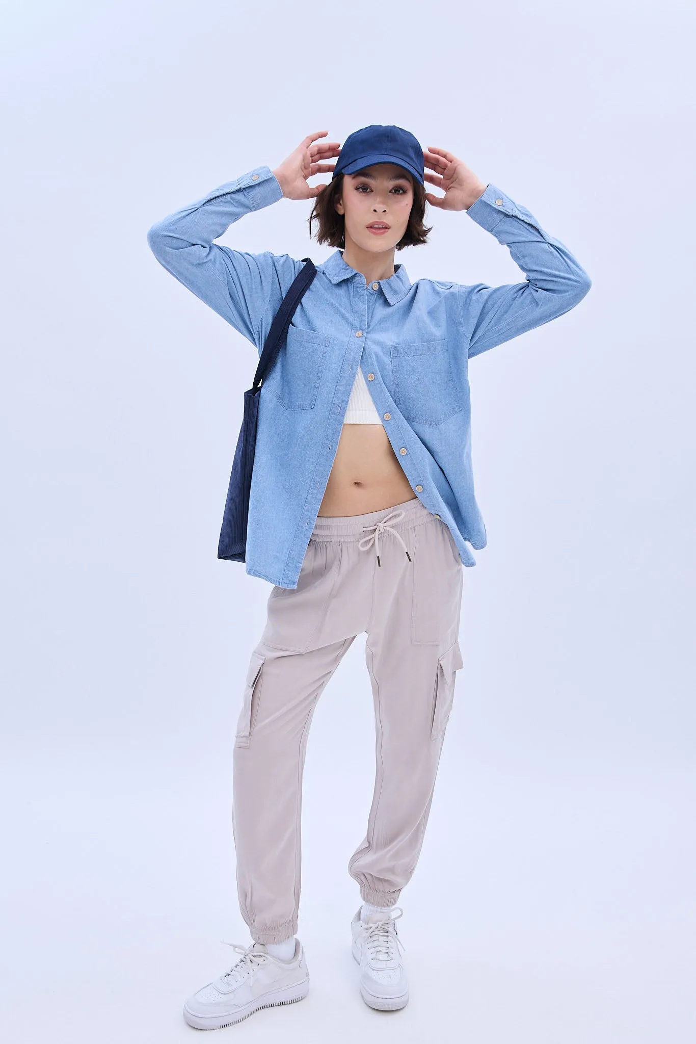 Low Rise Relaxed Cargo Jogger sold by Bluenotes