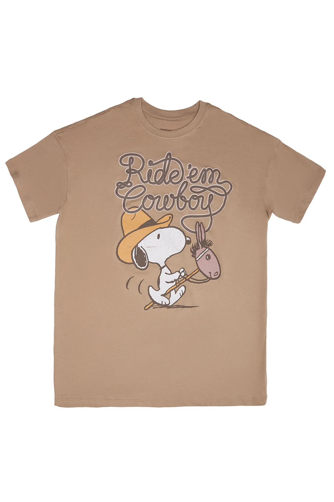 Peanuts Snoopy Cowboy Graphic Relaxed Tee sold by Bluenotes
