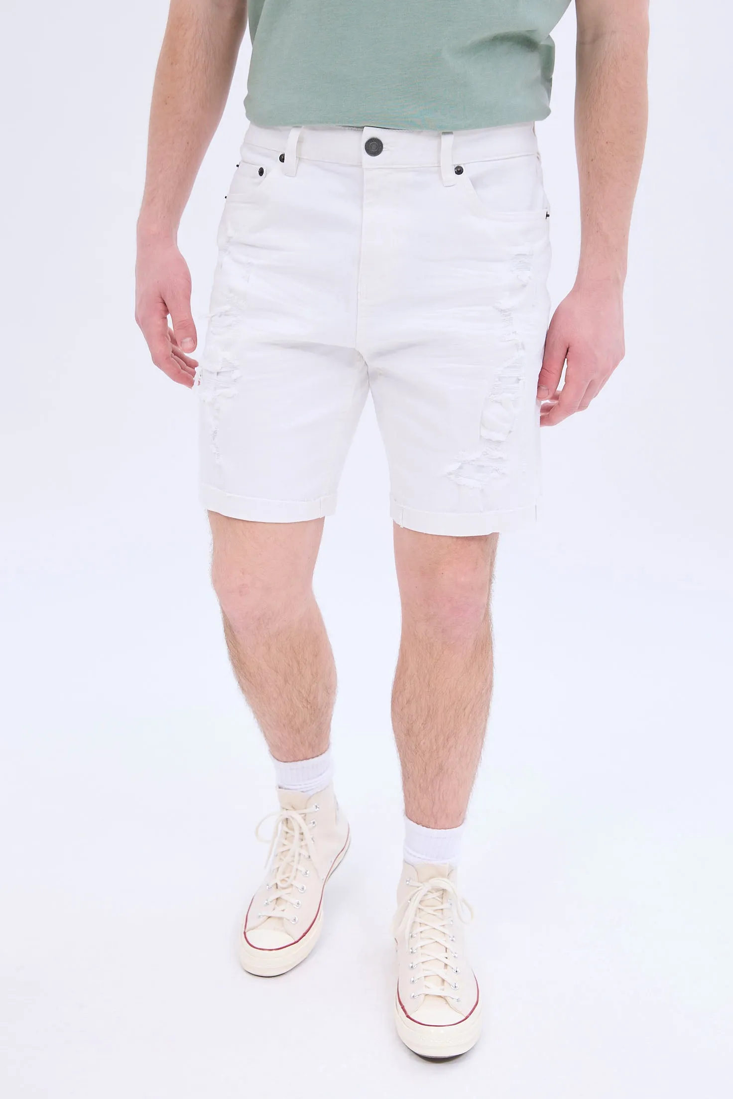 Rip & Repair Denim Short sold by Bluenotes