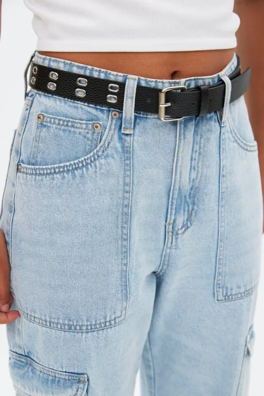 AERO Double Oval Eyelet Belt sold by Bluenotes