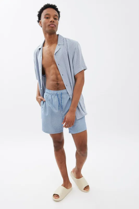 AERO Striped Swim Short sold by Bluenotes