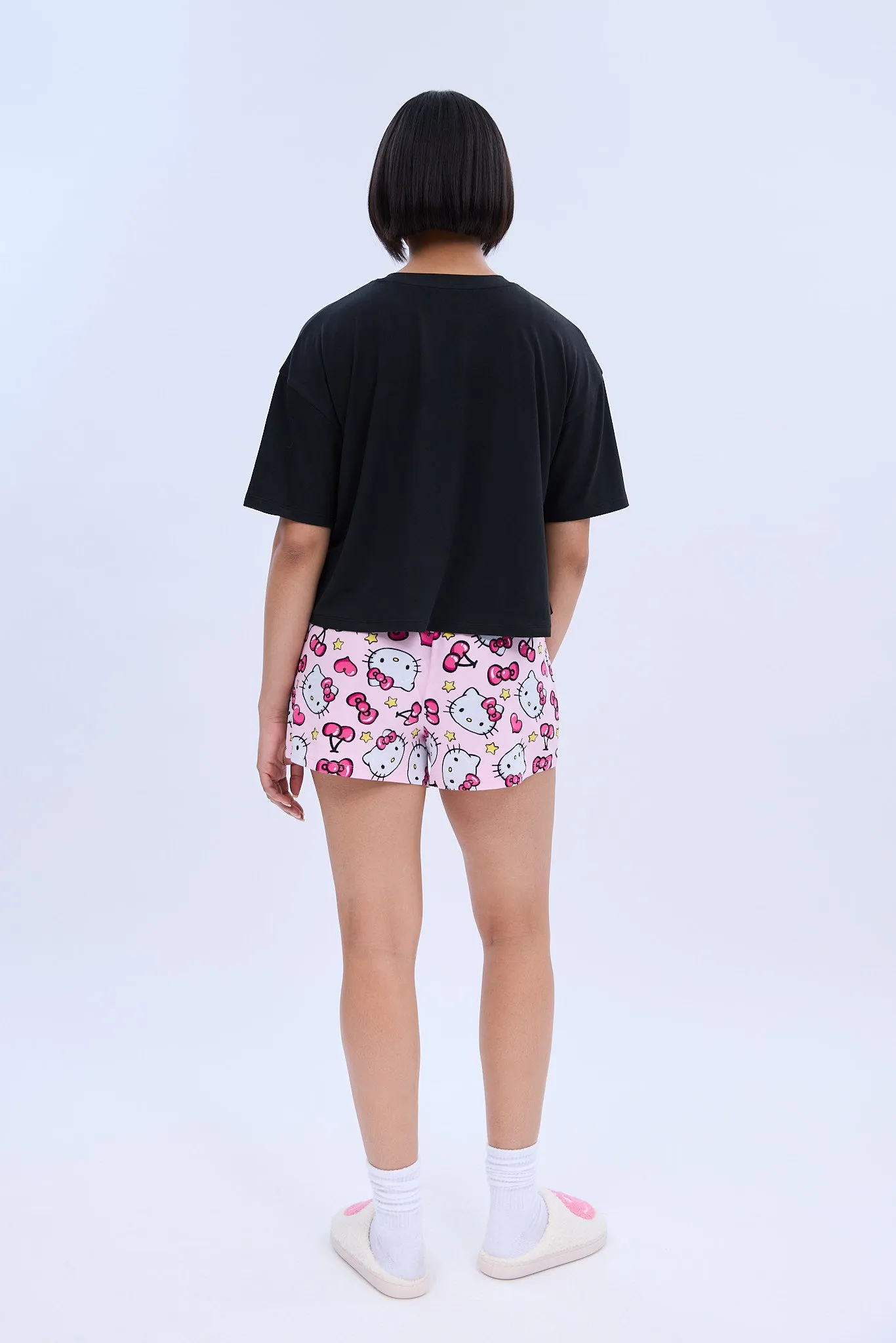 Hello Kitty Printed Pajama Short And Tee Set sold by Bluenotes product image thumbnail 4