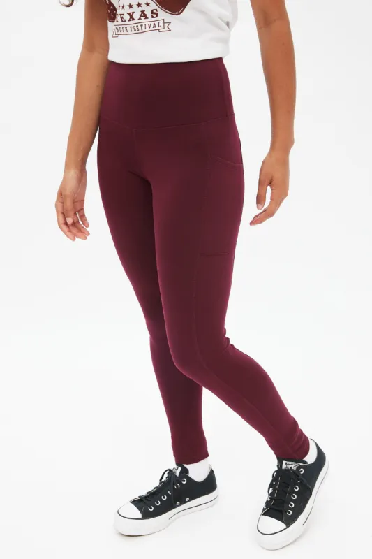 High Rise Super Soft Fleeceback Pocket Legging sold by Bluenotes