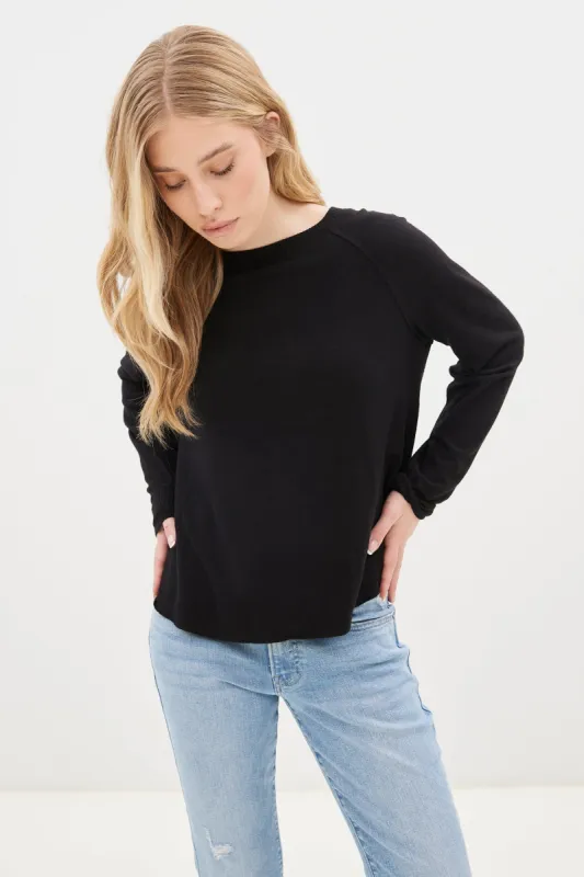 Cloud Jersey Long Sleeve Crew Neck Top sold by Bluenotes