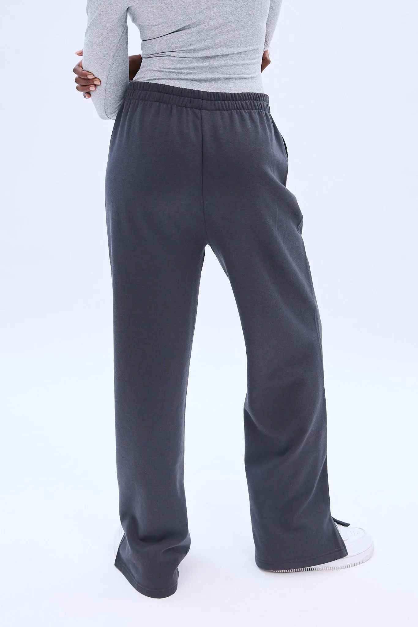 UNPLUG By Bluenotes Mid Rise Seam Detail Wide Leg Sweatpants sold by Bluenotes product image thumbnail 5