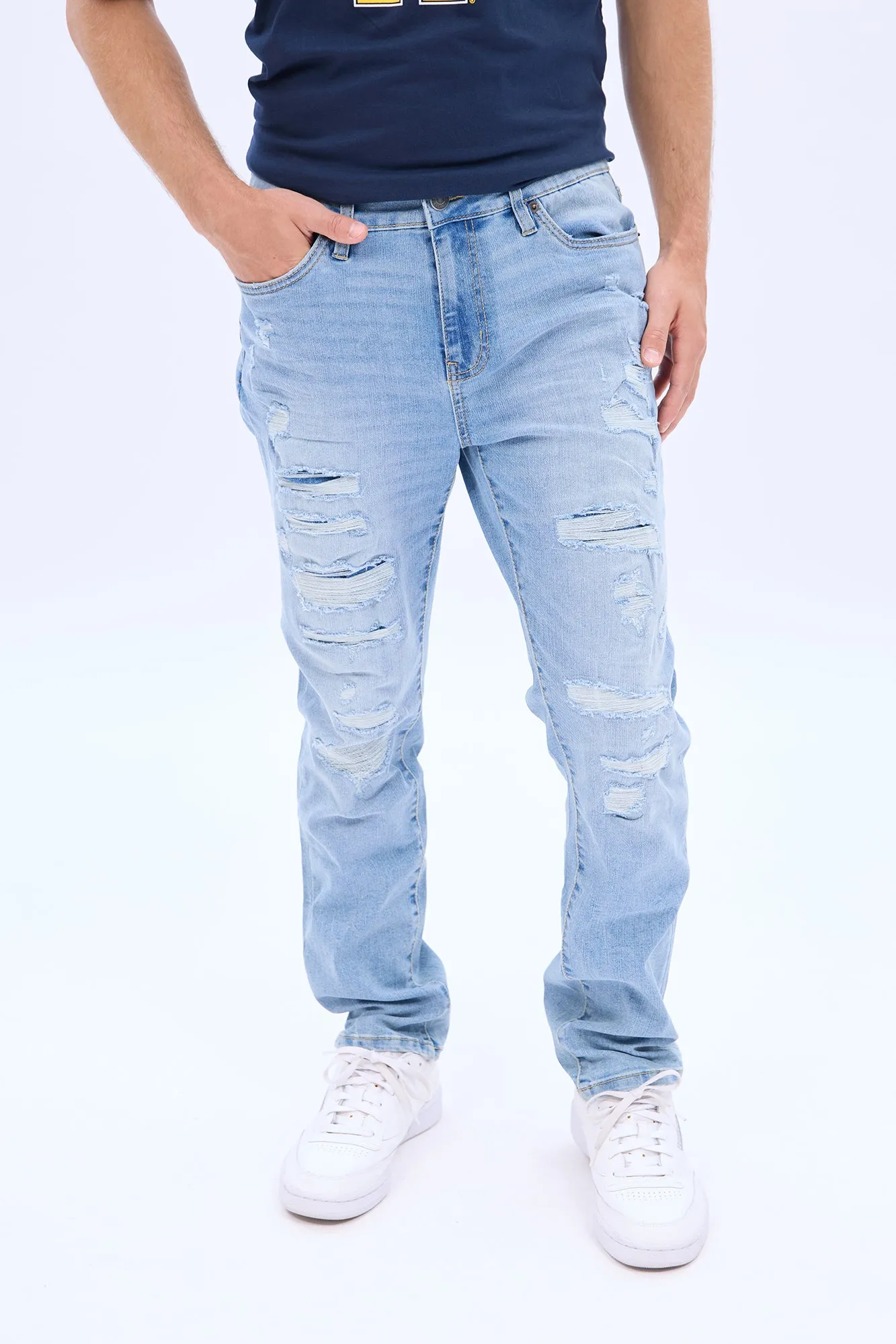 Zane Slim Rip & Repair Jean sold by Bluenotes