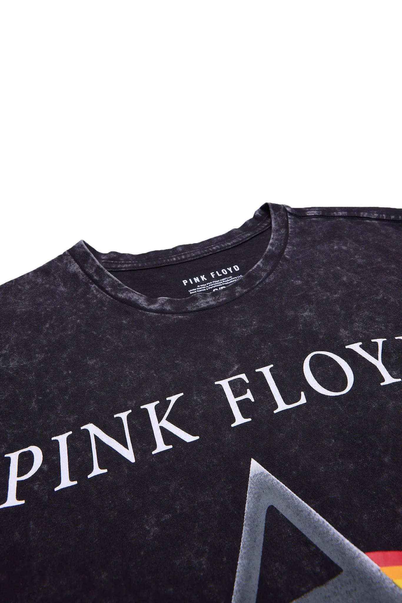Pink Floyd The Dark Side Of The Moon Graphic Acid Wash Tee sold by Bluenotes product image thumbnail 2