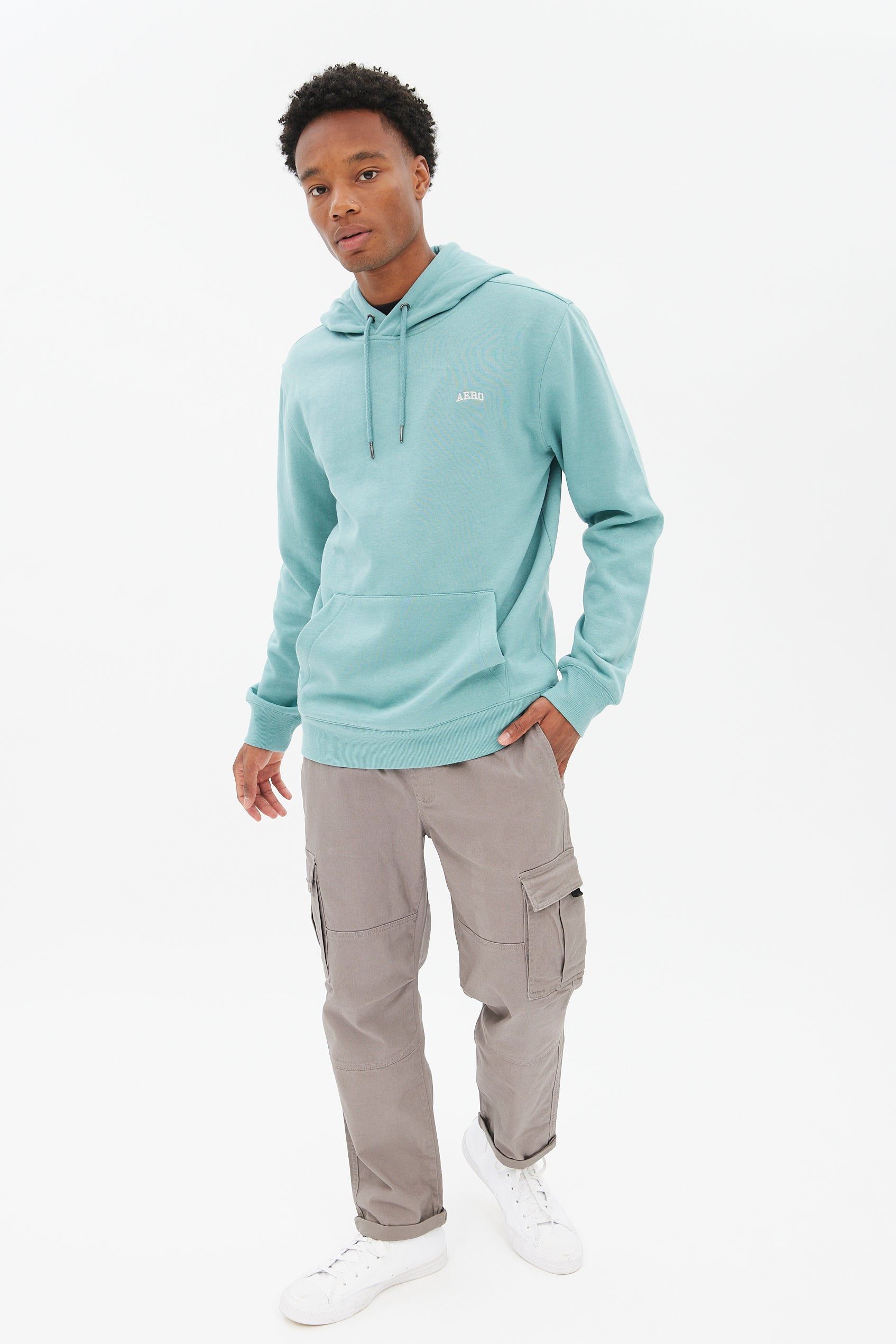 AERO Embroidered Relaxed Pullover Hoodie sold by Bluenotes product image thumbnail 24