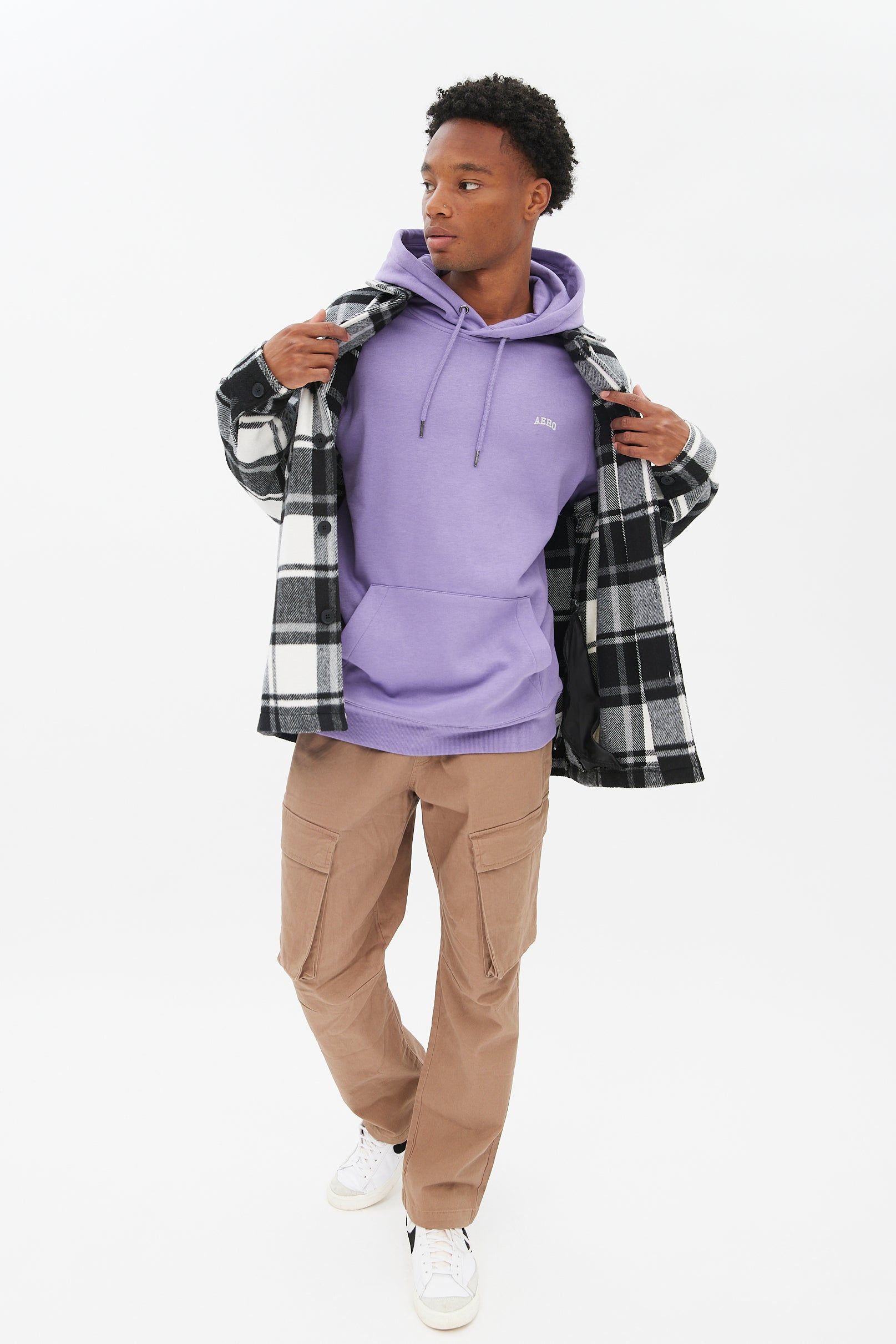 AERO Embroidered Relaxed Pullover Hoodie sold by Bluenotes product image thumbnail 28