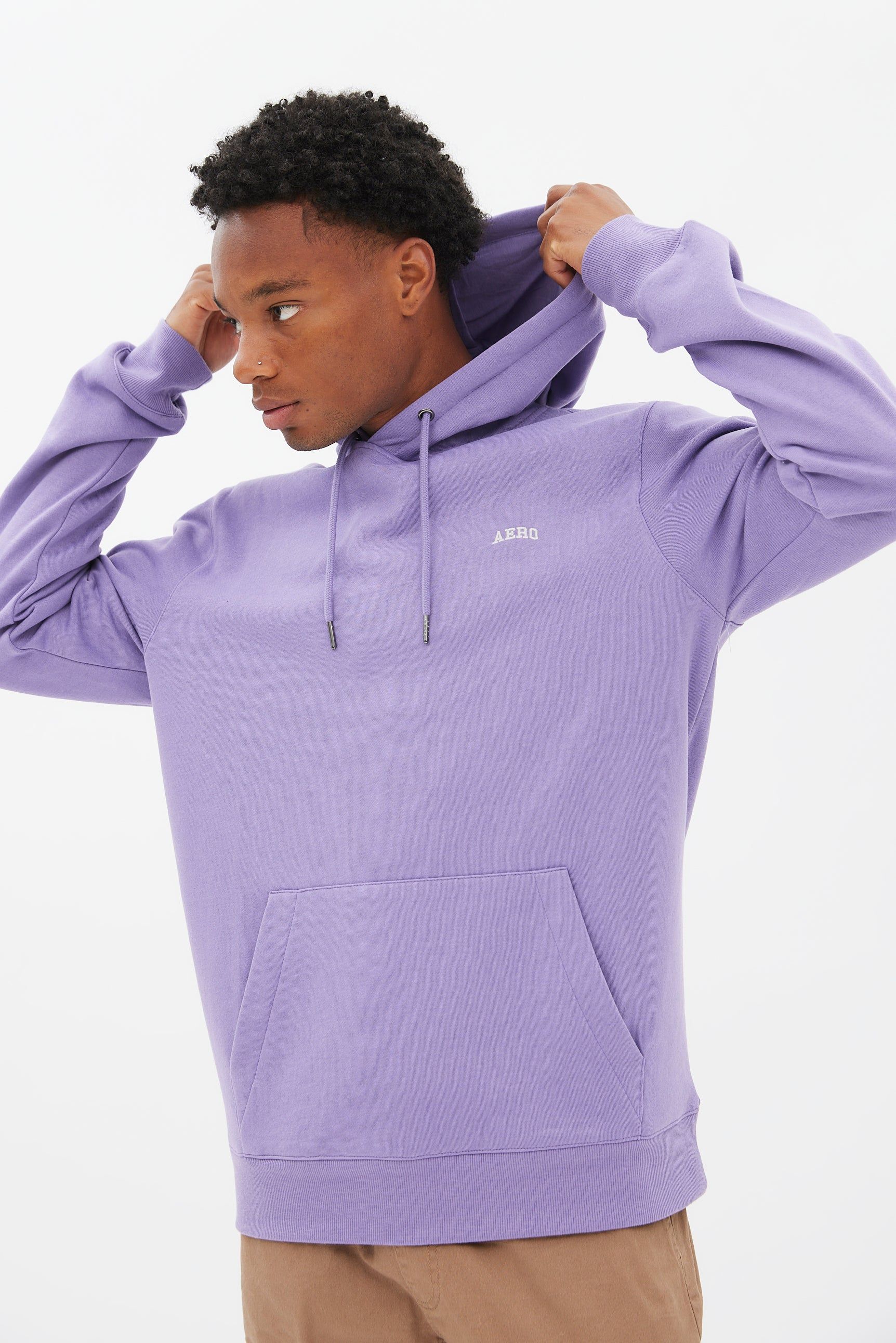 AERO Embroidered Relaxed Pullover Hoodie sold by Bluenotes product image thumbnail 25