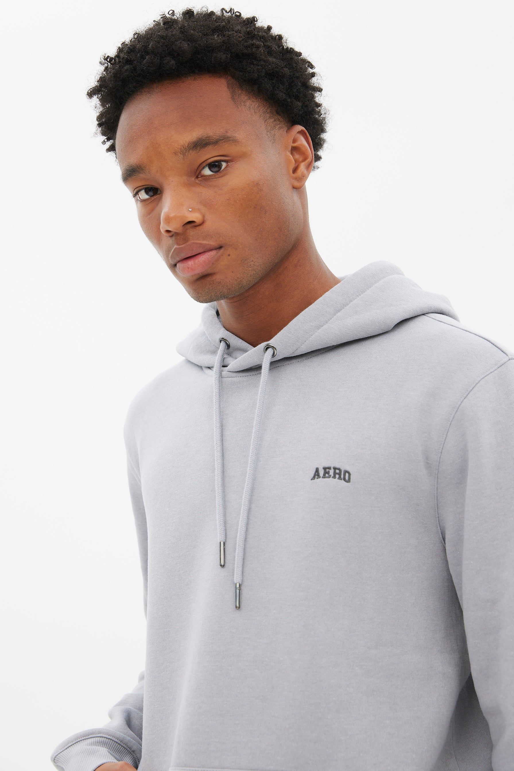 AERO Embroidered Relaxed Pullover Hoodie sold by Bluenotes product image thumbnail 7