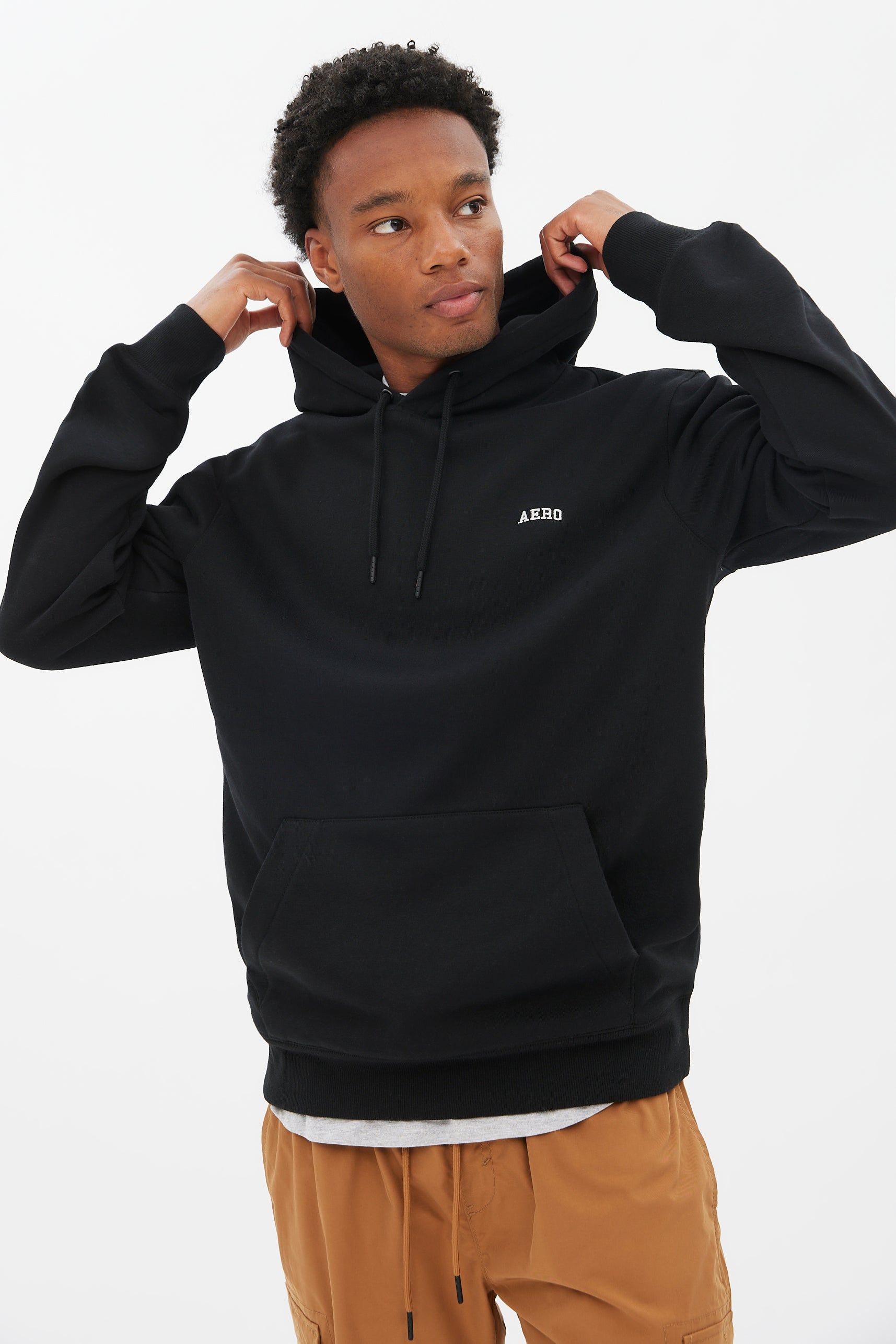 AERO Embroidered Relaxed Pullover Hoodie sold by Bluenotes product image thumbnail 2