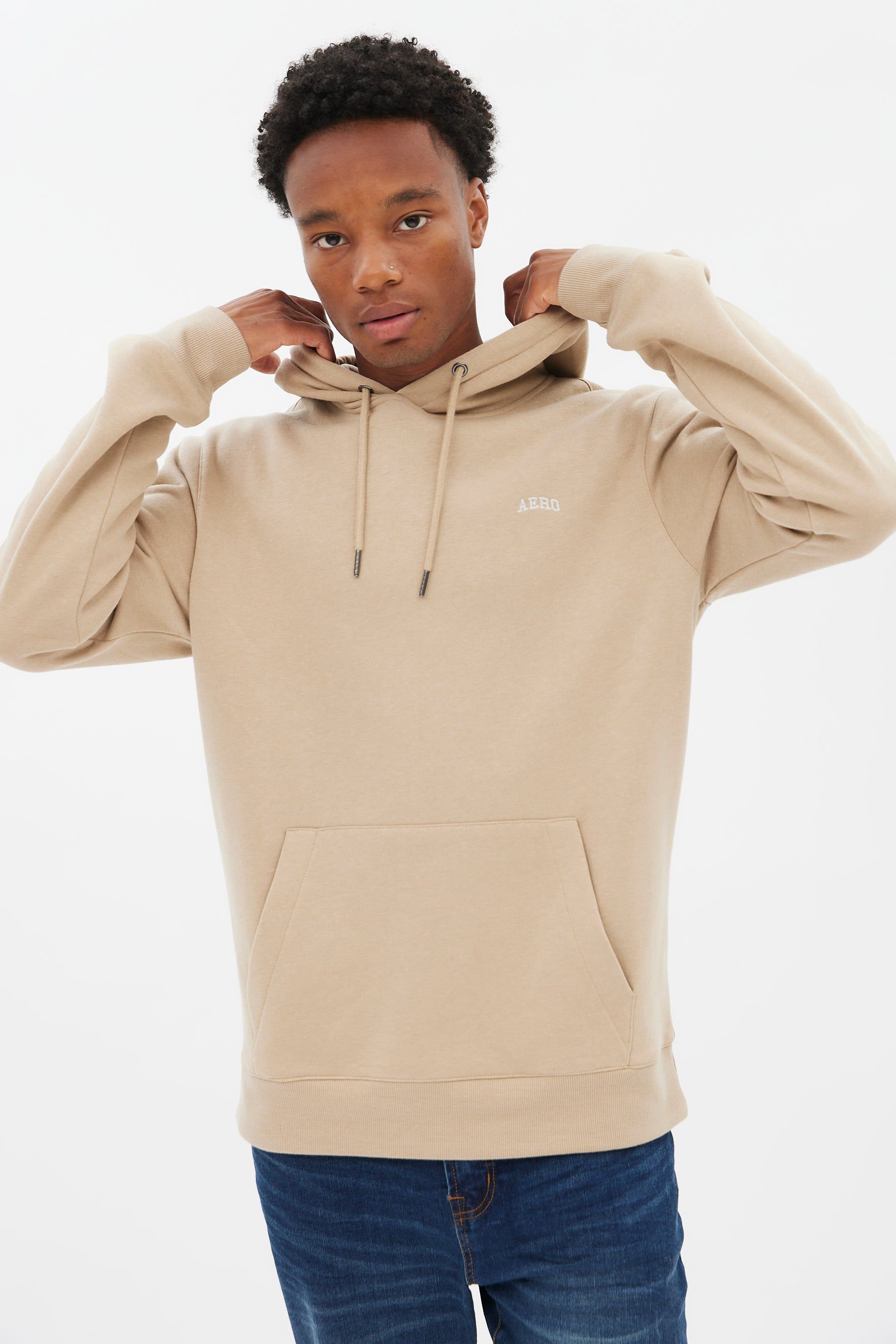 AERO Embroidered Relaxed Pullover Hoodie sold by Bluenotes product image thumbnail 18