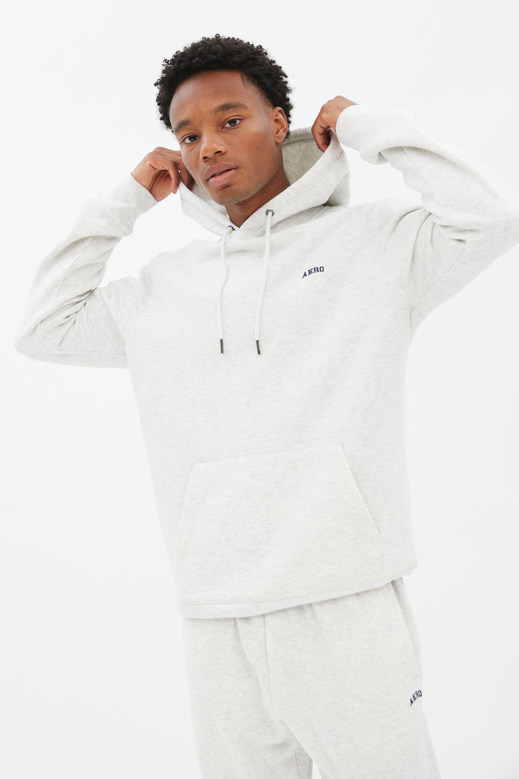AERO Embroidered Relaxed Pullover Hoodie sold by Bluenotes product image thumbnail 14
