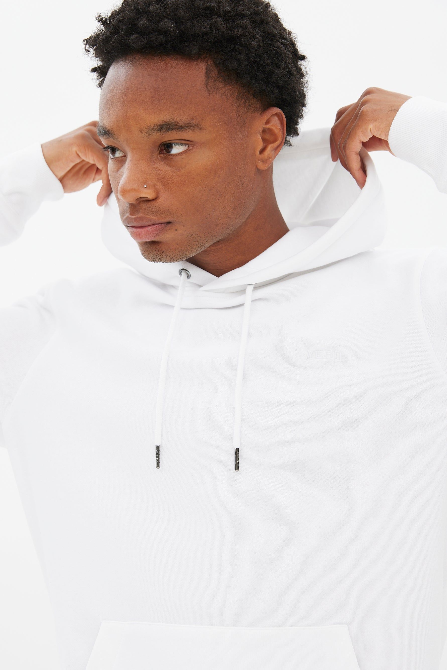 AERO Embroidered Relaxed Pullover Hoodie sold by Bluenotes product image thumbnail 11