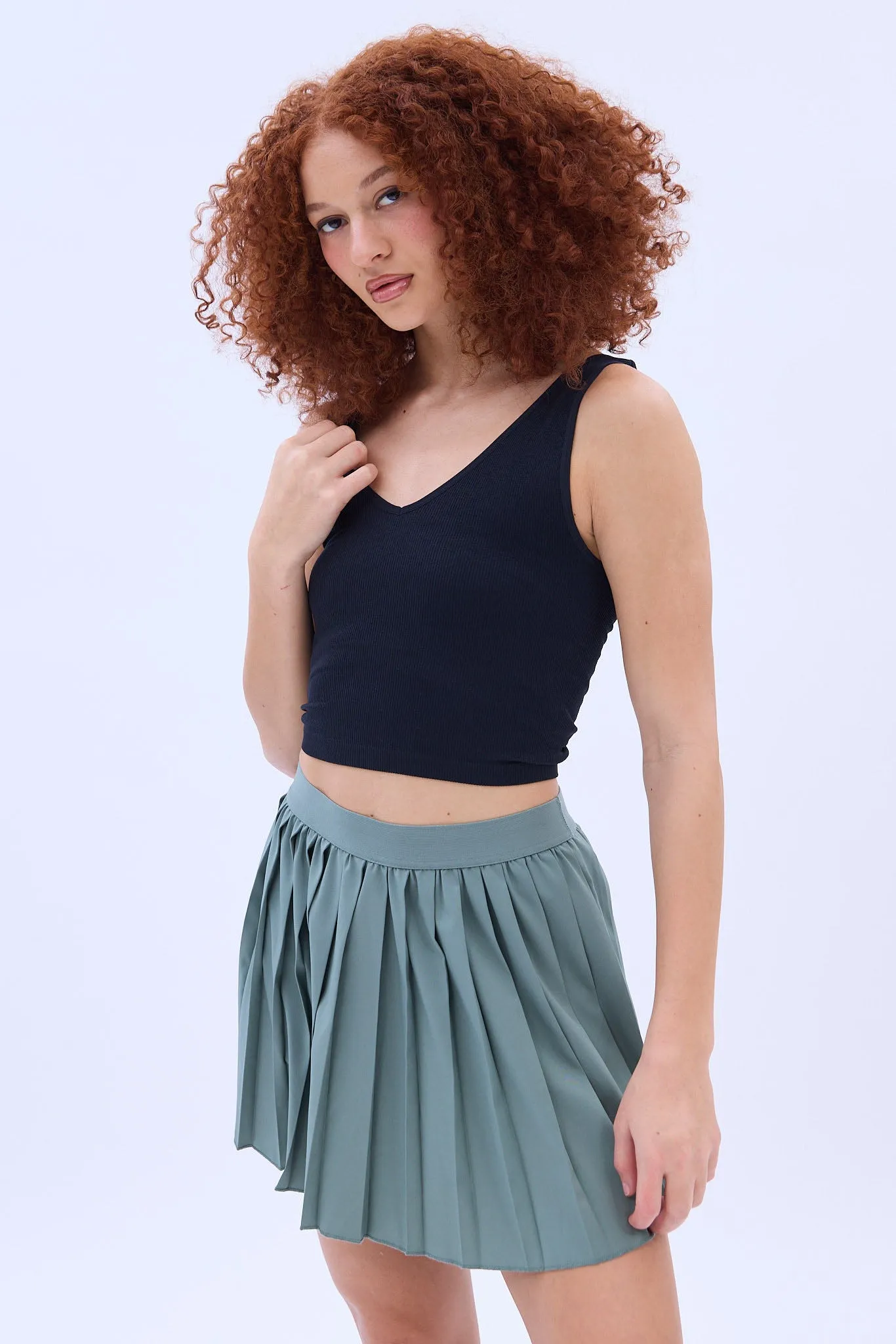 Seamless V-Neck Tank Top sold by Bluenotes product image thumbnail 2