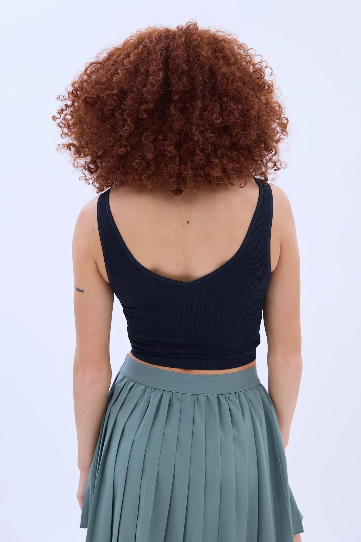 Seamless V-Neck Tank Top sold by Bluenotes product image thumbnail 5