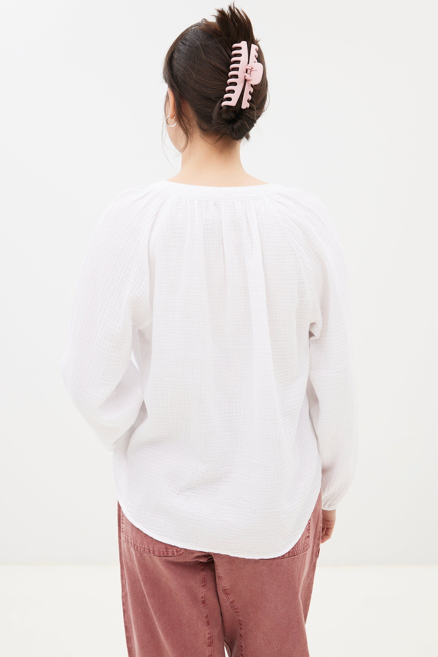Long Sleeve Open Neck Shirt sold by Bluenotes product image thumbnail 5