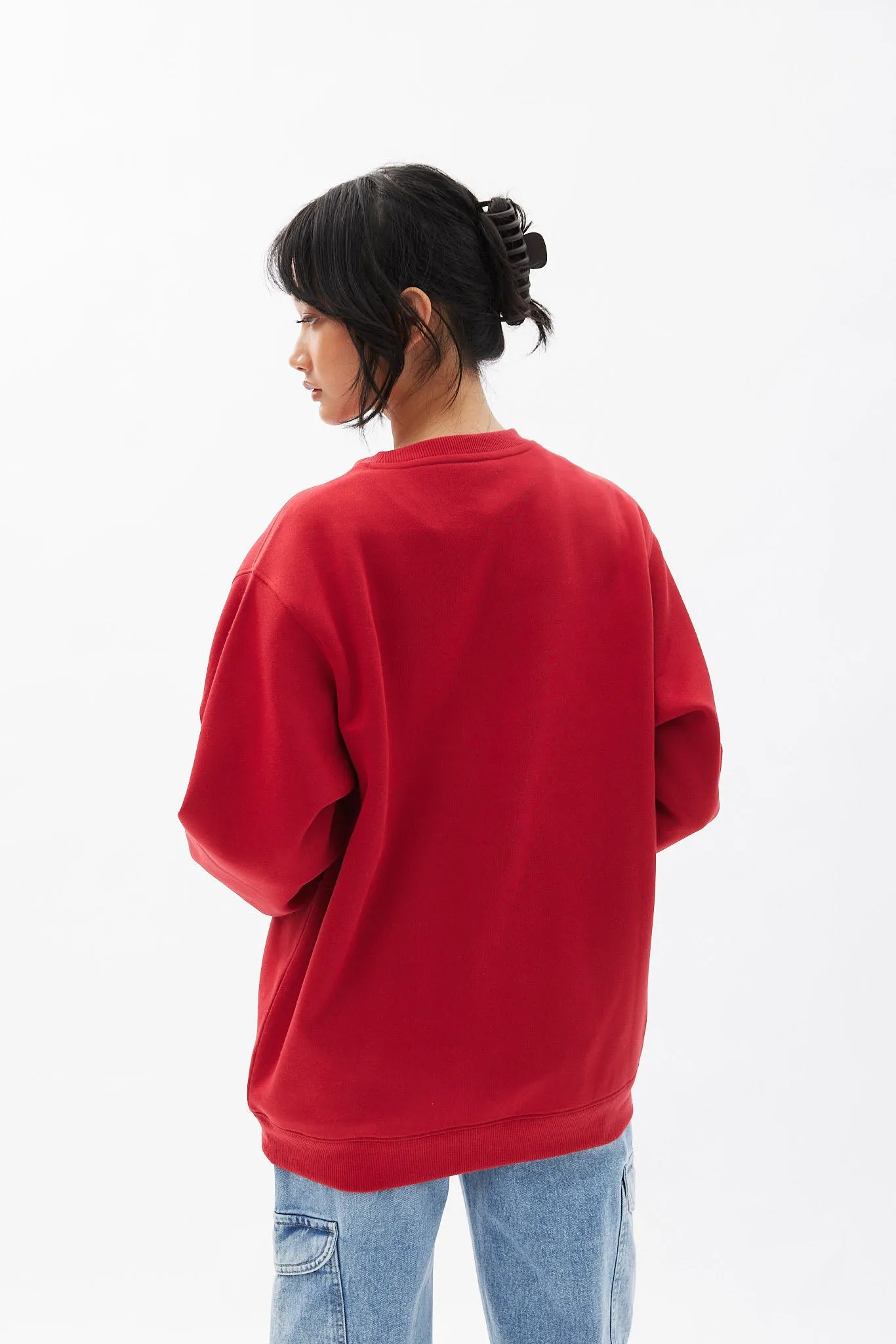 Chicago Bulls Graphic Crew Neck Oversized Sweatshirt sold by Bluenotes product image thumbnail 4