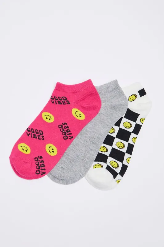 AERO Printed Ankle Socks 3-Pack sold by Bluenotes