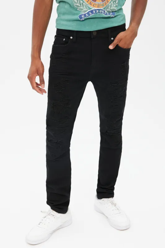 AERO Rip And Repair Skinny Jean made by Bluenotes