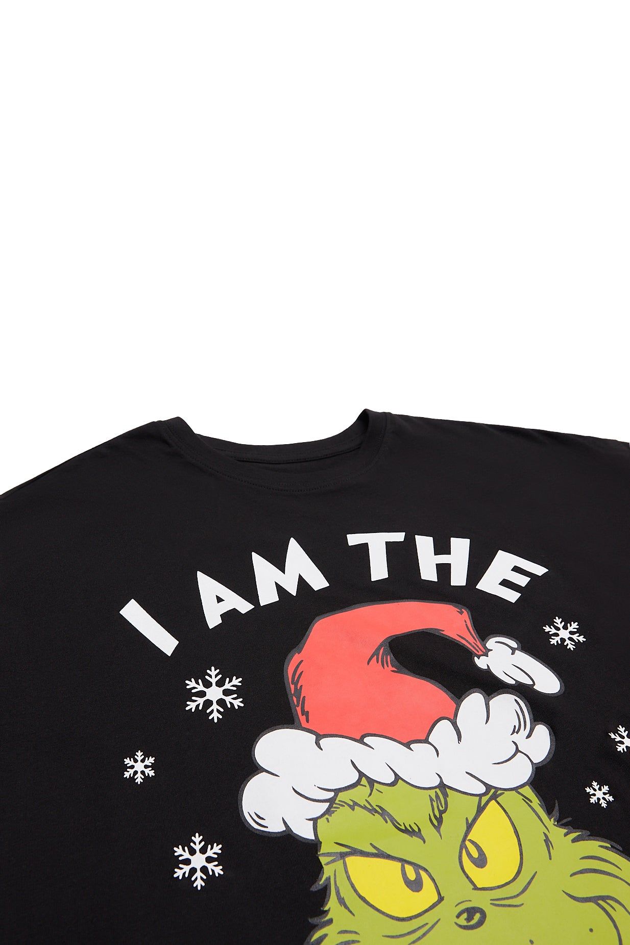 The Grinch I Am The Naughty List Graphic Relaxed Tee sold by Bluenotes product image thumbnail 2