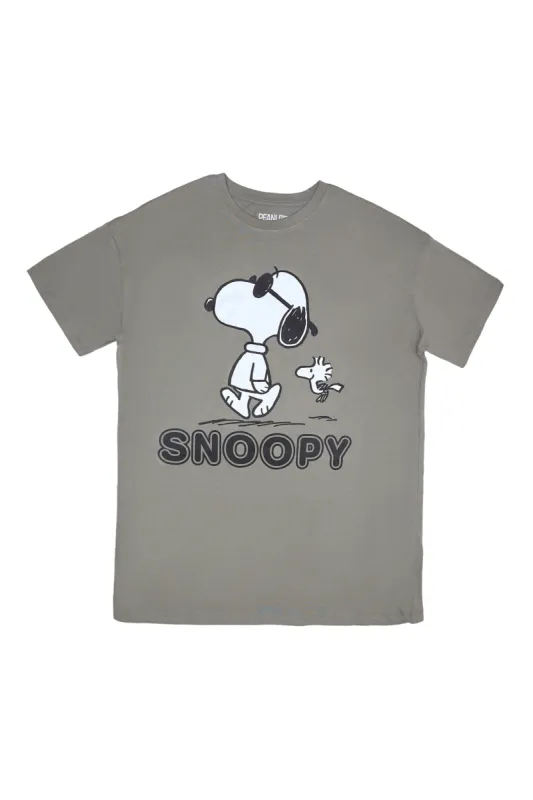 Peanuts Snoopy Sunglasses Graphic Relaxed Tee sold by Bluenotes