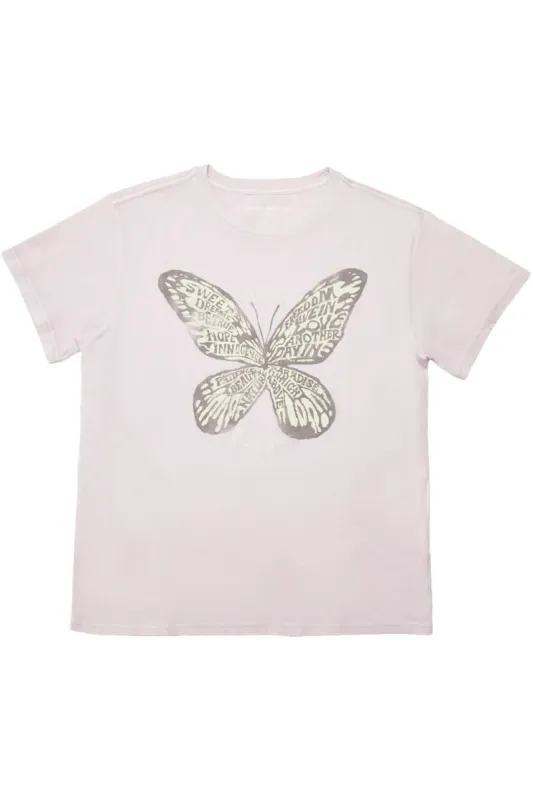 Wordfill Butterfly Classic Tee sold by Bluenotes