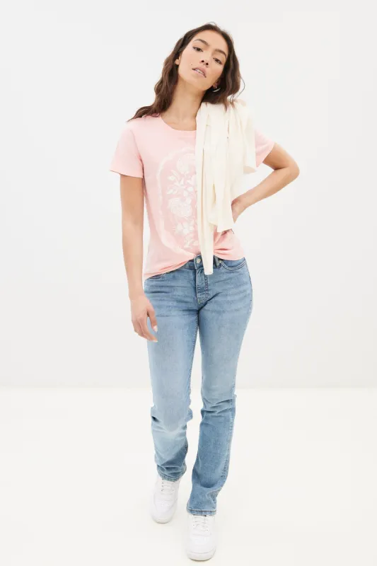 Lucky Brand Mid Rise Sweet Straight Jean 32" sold by Bluenotes