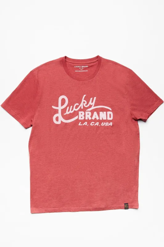 Lucky Brand LA CA USA Tri-Blend Tee sold by Bluenotes