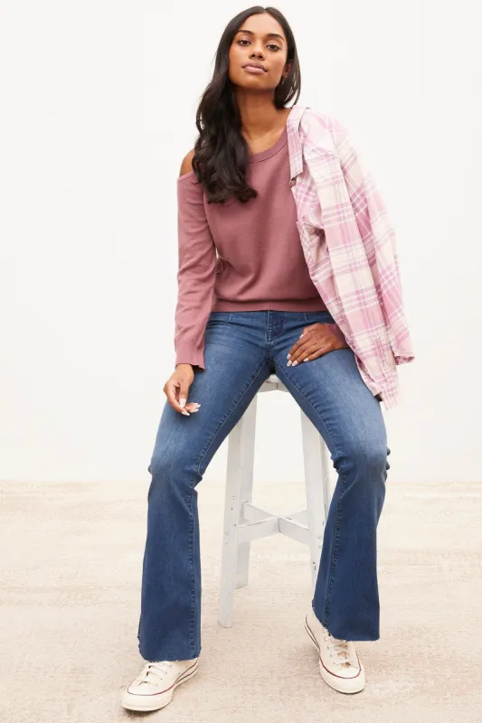 High Rise Stevie Flare Jean made by Bluenotes