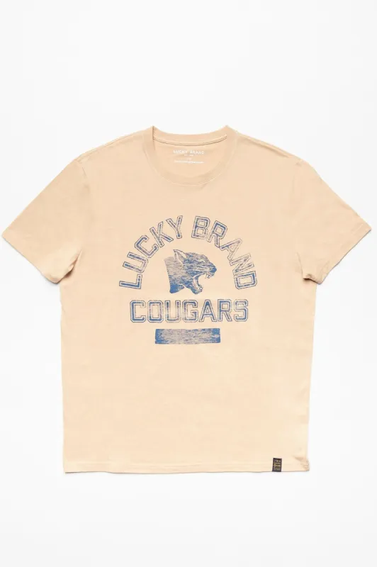 Lucky Brand Cougars Tri-Blend Tee sold by Bluenotes