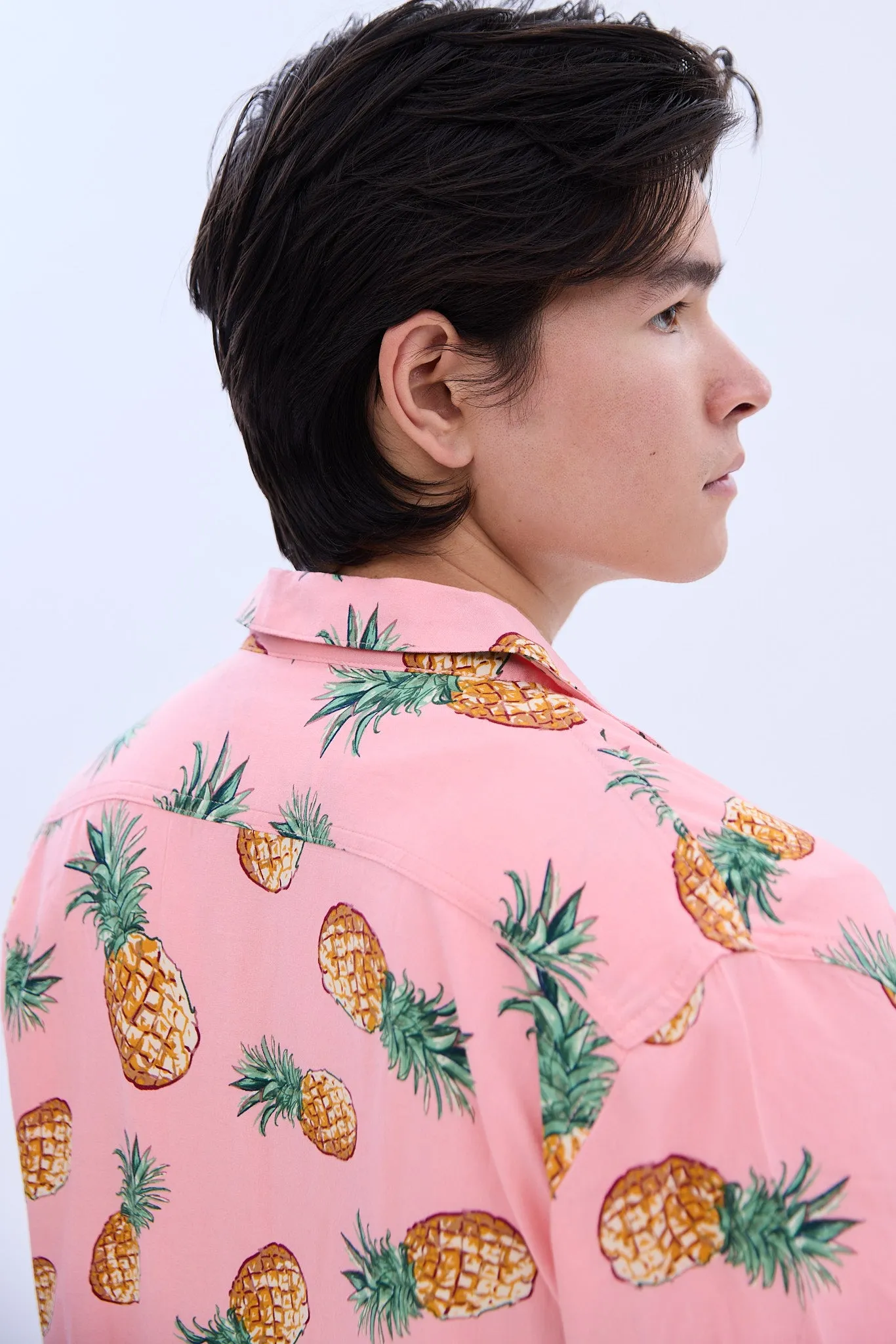 Pineapple Print Short Sleeve Resort Shirt sold by Bluenotes product image thumbnail 2