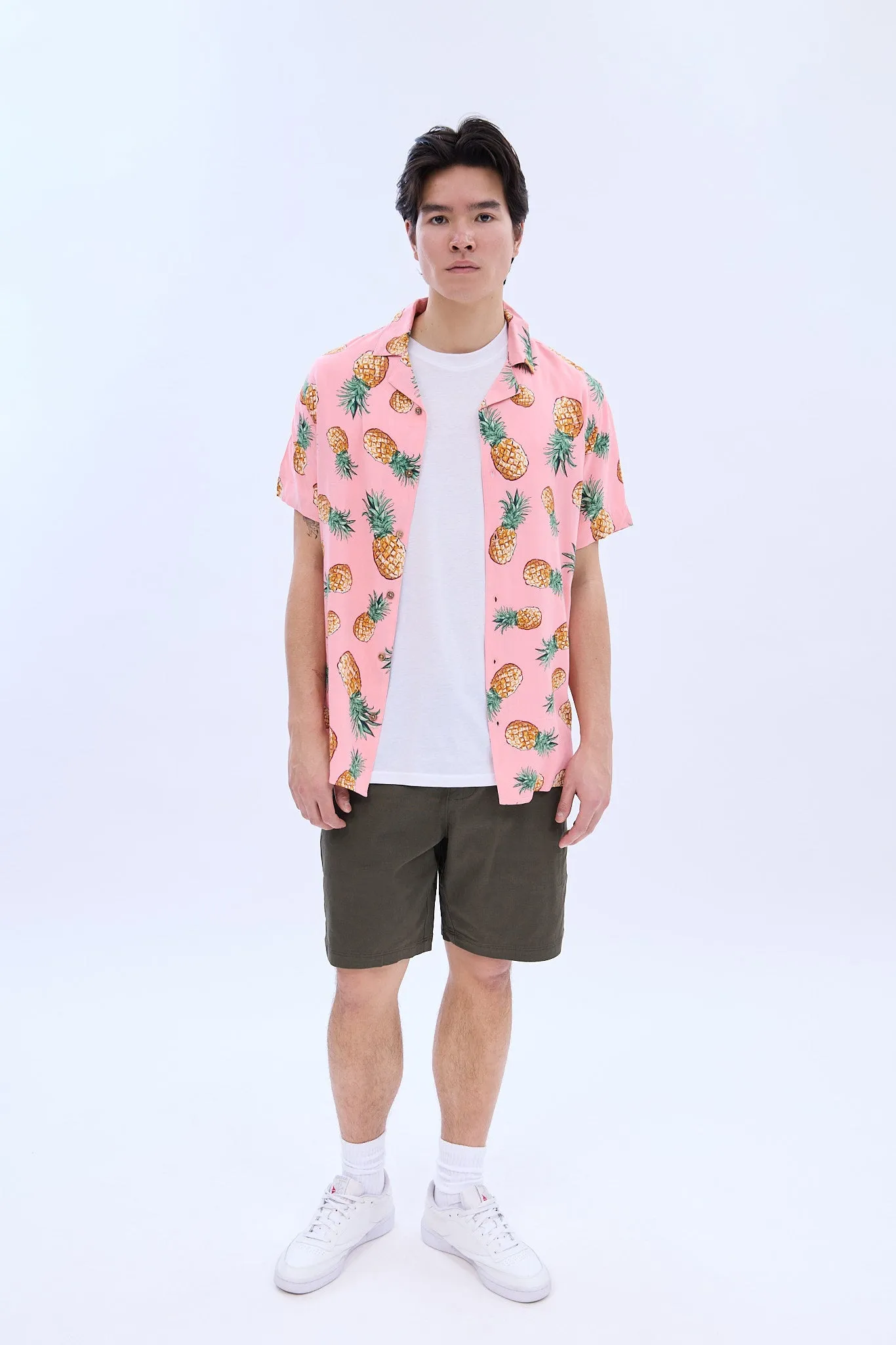 Pineapple Print Short Sleeve Resort Shirt sold by Bluenotes product image thumbnail 4