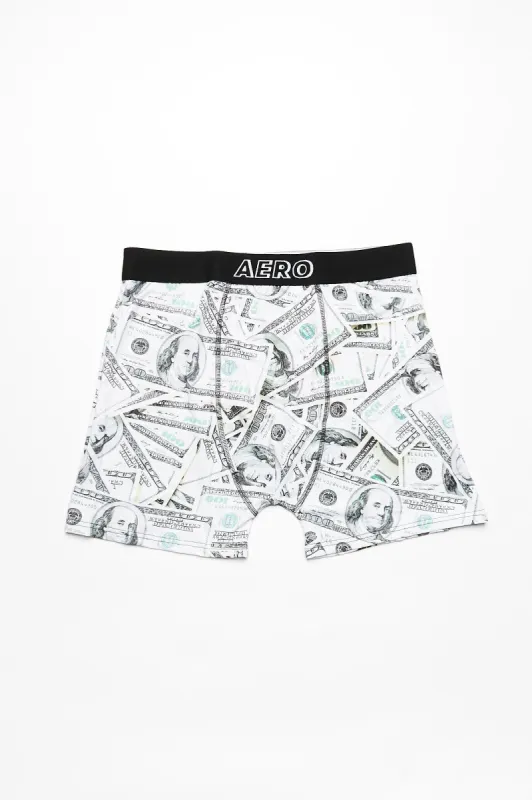 AERO Money Bills Printed Boxer Briefs sold by Bluenotes