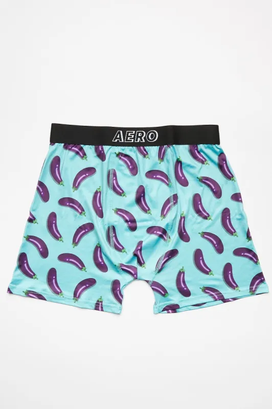 AERO Eggplant Printed Boxer Briefs sold by Bluenotes